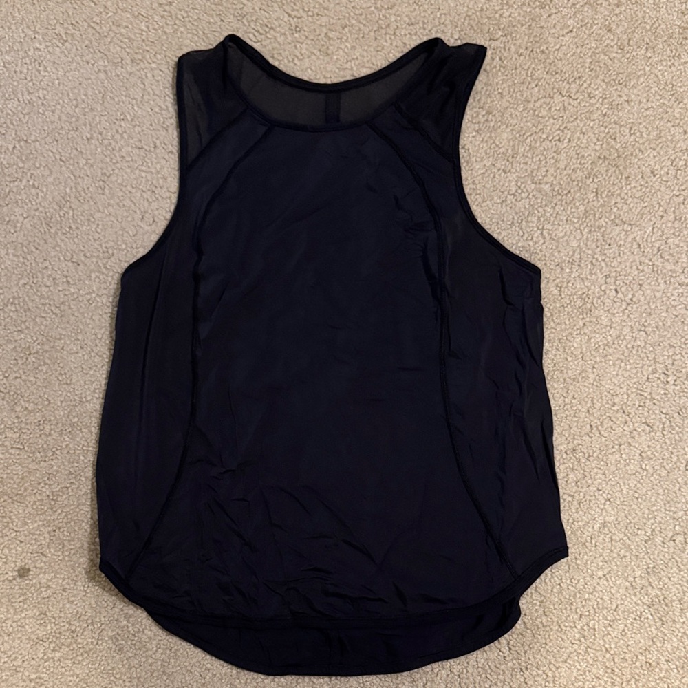lululemon athletica Black Tank Top